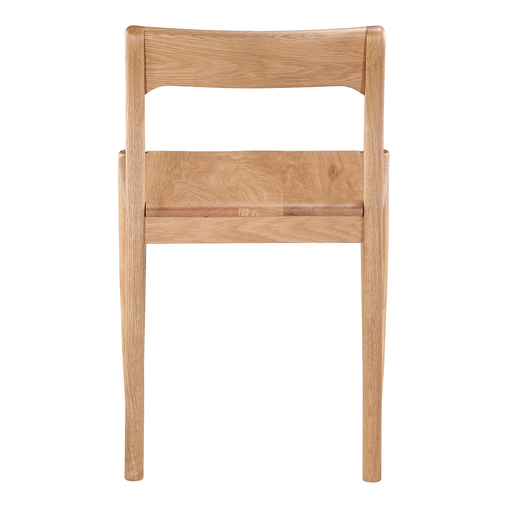 Owing Dining Chair Natural Oak - Set Of Two - 5