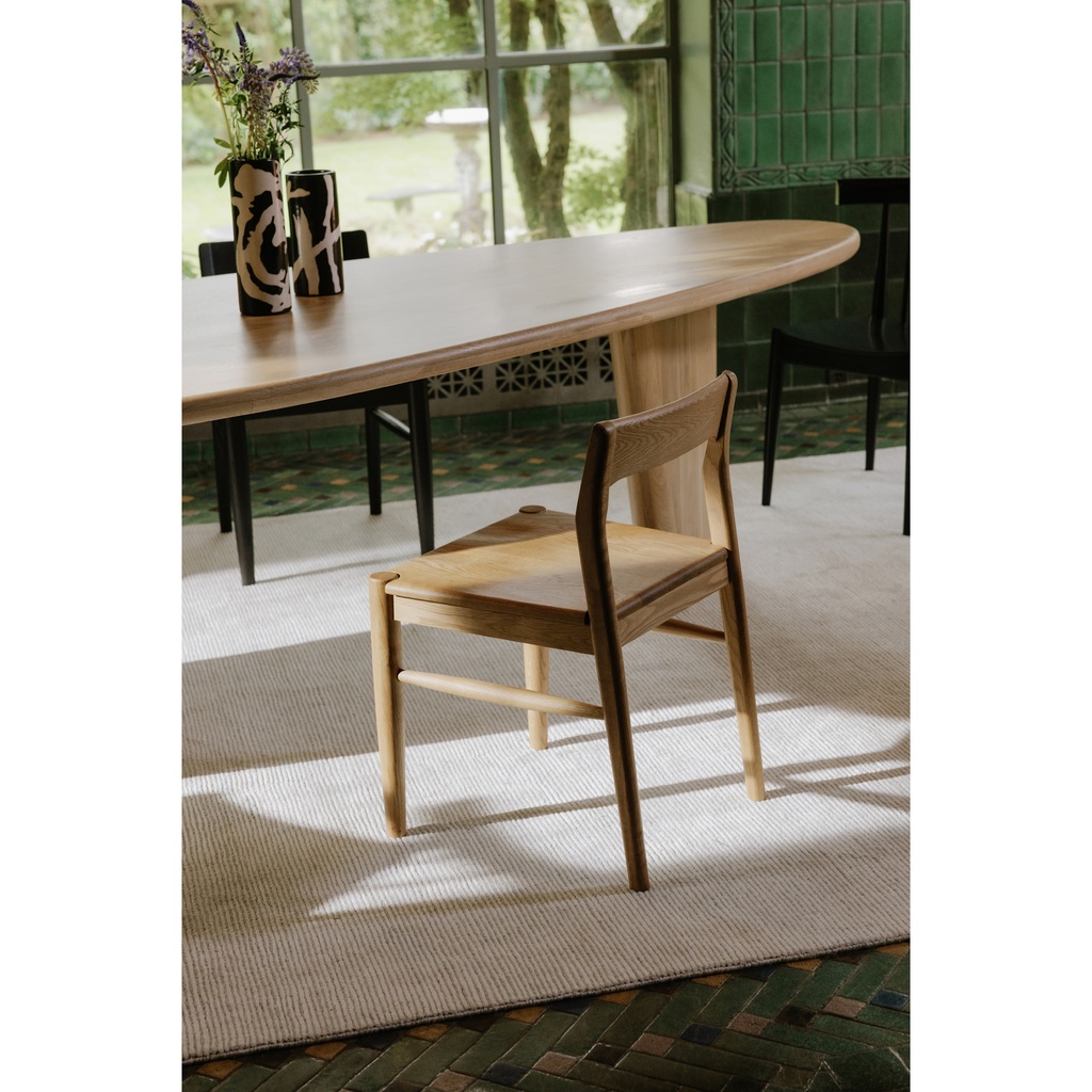 Owing Dining Chair Natural Oak - Set Of Two - 7