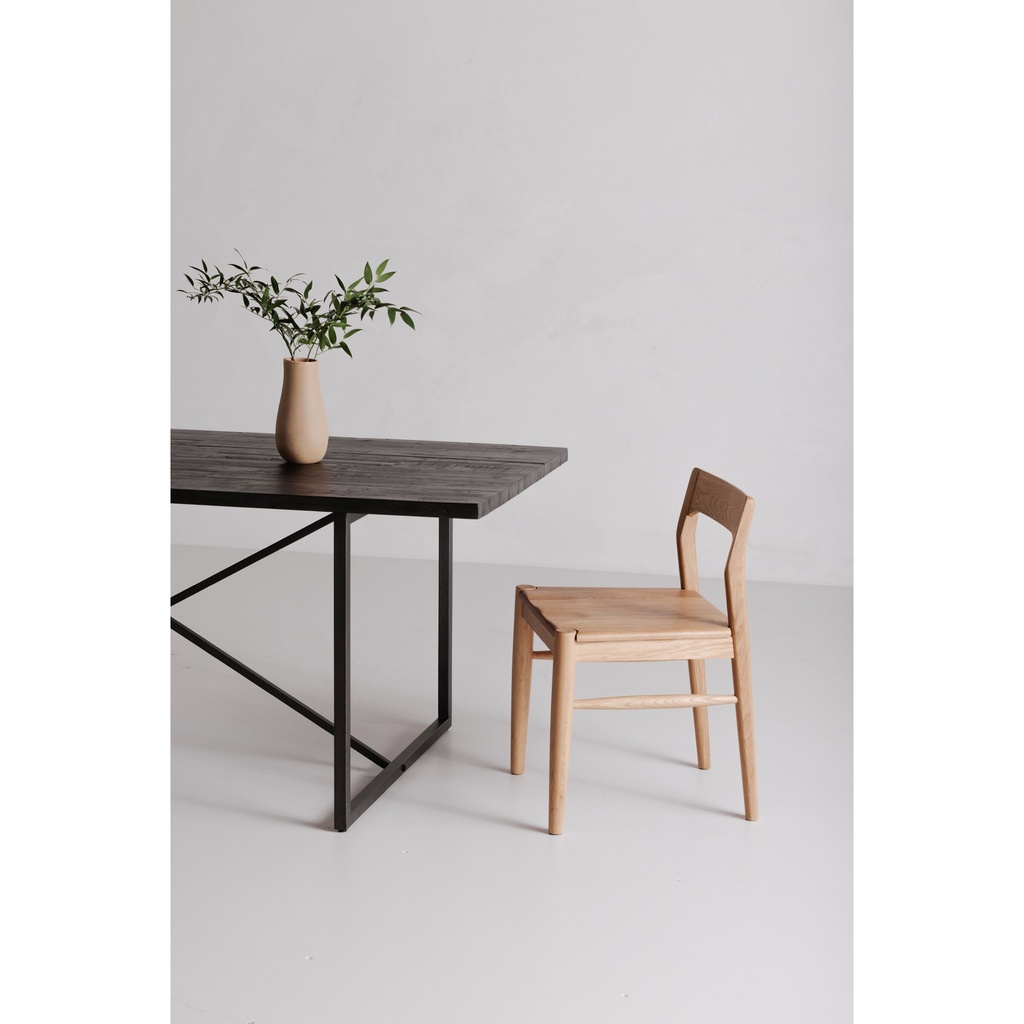 Owing Dining Chair Natural Oak - Set Of Two - 8