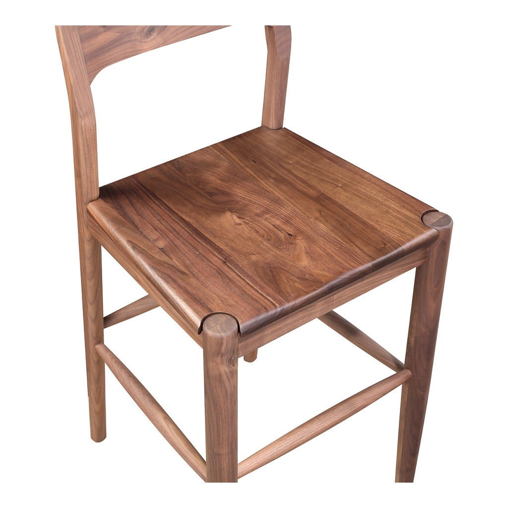 Owing Counter Stool Walnut Brown - 4