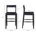 Owing Counter Stool Black - 6