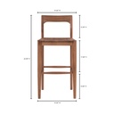 Owing Barstool Walnut Brown - 8