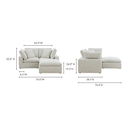 Terra Condo Nook Modular Sectional Coastside Sand - 6