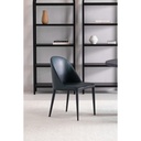 Burton Dining Chair Dark Teal Vegan Leather - Set Of Two - 11