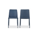 Nora Dining Chair Ocean Cavern Grey Vegan Leather - Set Of Two - 2