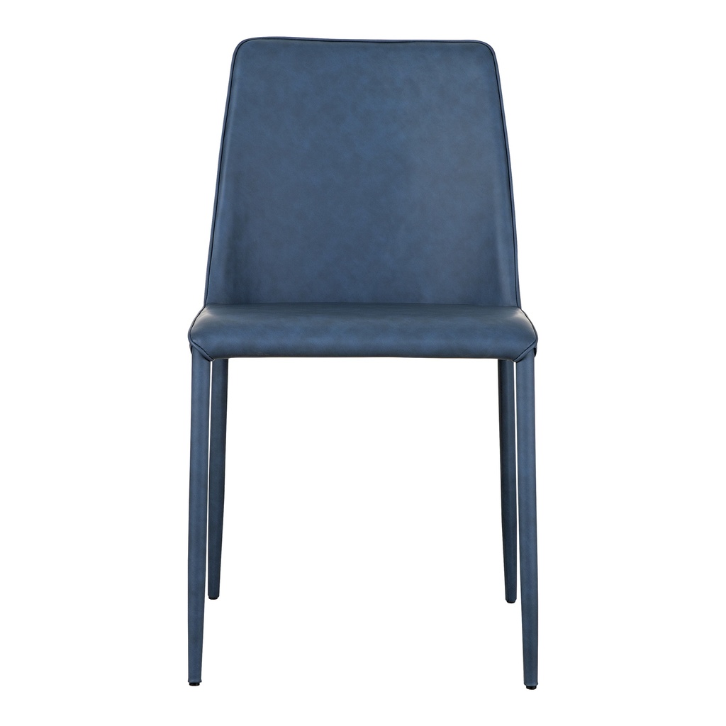 Nora Dining Chair Ocean Cavern Grey Vegan Leather - Set Of Two - 3