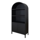 Wilde Display Cabinet Black Oak - 1