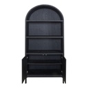 Wilde Display Cabinet Black Oak - 2