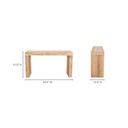 Evander Console Table Natural - 8