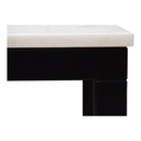 Parson Marble Small Dining Table White - 5