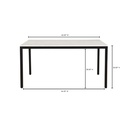 Parson Marble Small Dining Table White - 10