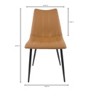 Alibi Dining Chair Tan - Set Of Two - 11