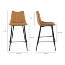 Alibi Counter Stool Tan - Set Of Two - 10