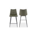 Alibi Counter Stool Dark Green - Set Of Two - 2