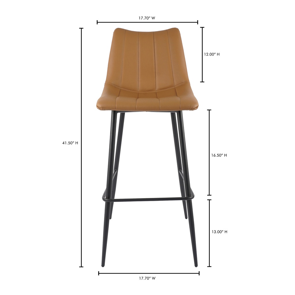 Alibi Barstool Tan - Set Of Two - 9