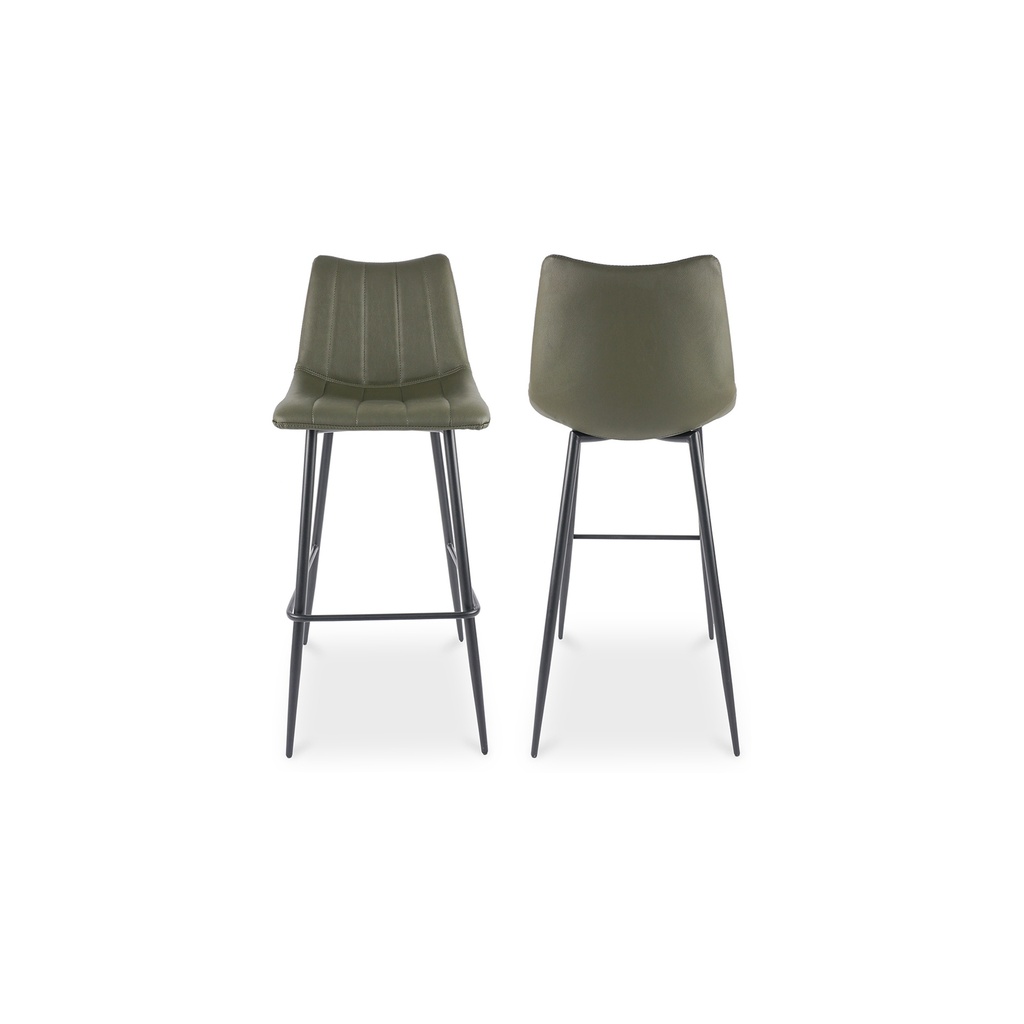 Alibi Barstool Dark Green - Set Of Two - 1