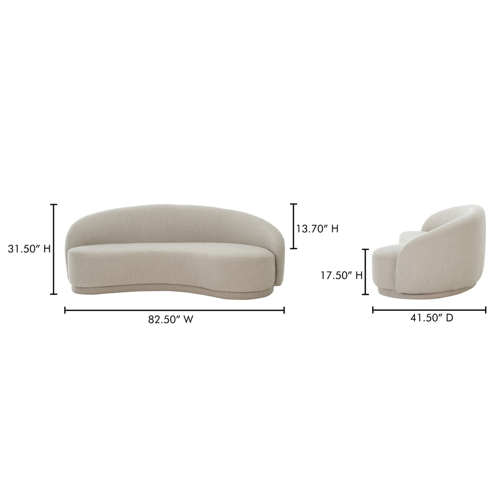 Excelsior Sofa Shiitake Beige - 7