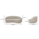 Excelsior Sofa Shiitake Beige - 7