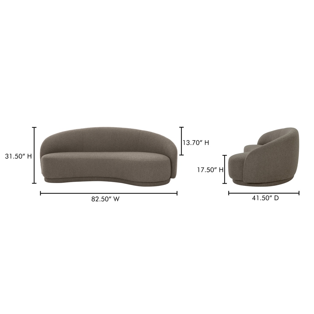 Excelsior Sofa Warm Taupe - 10
