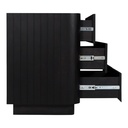 Povera 6 Drawer Dresser Black - 6