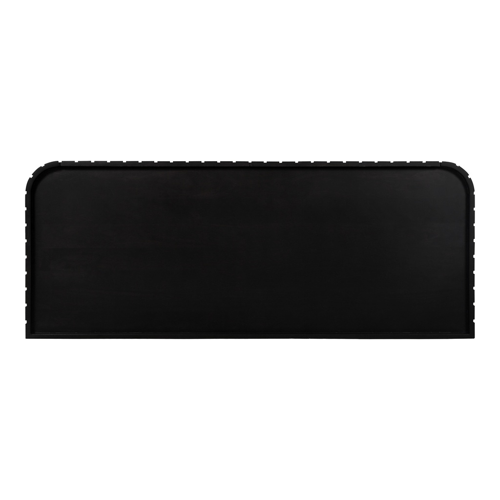 Povera 6 Drawer Dresser Black - 8