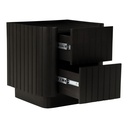 Povera Nightstand Black - 3