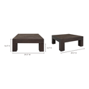 Evander Coffee Table Rustic Brown - 6