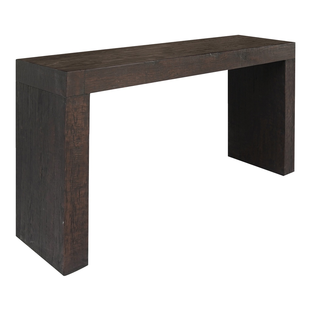 Evander Console Table Rustic Brown - 1