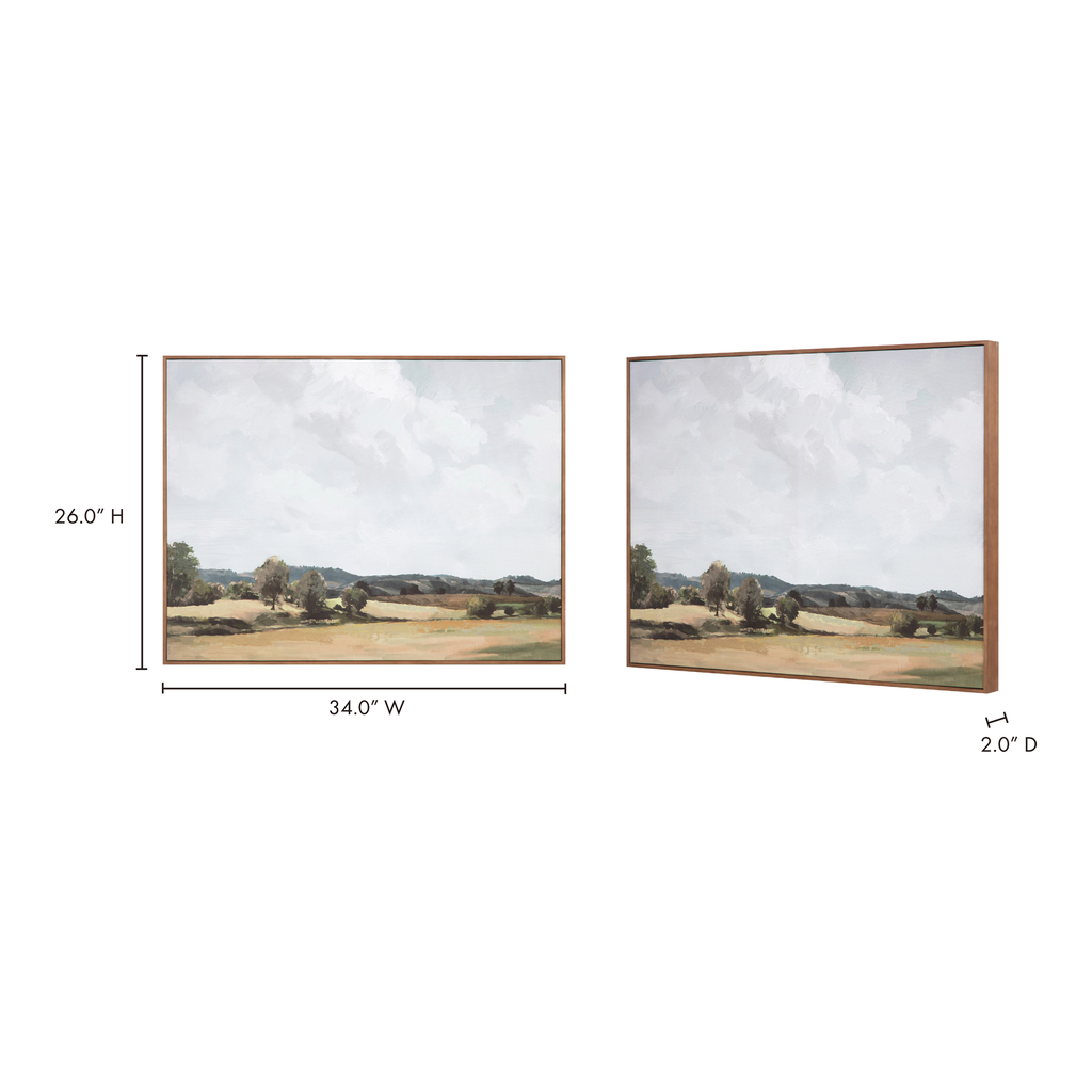 Vast Country Framed Painting - 9