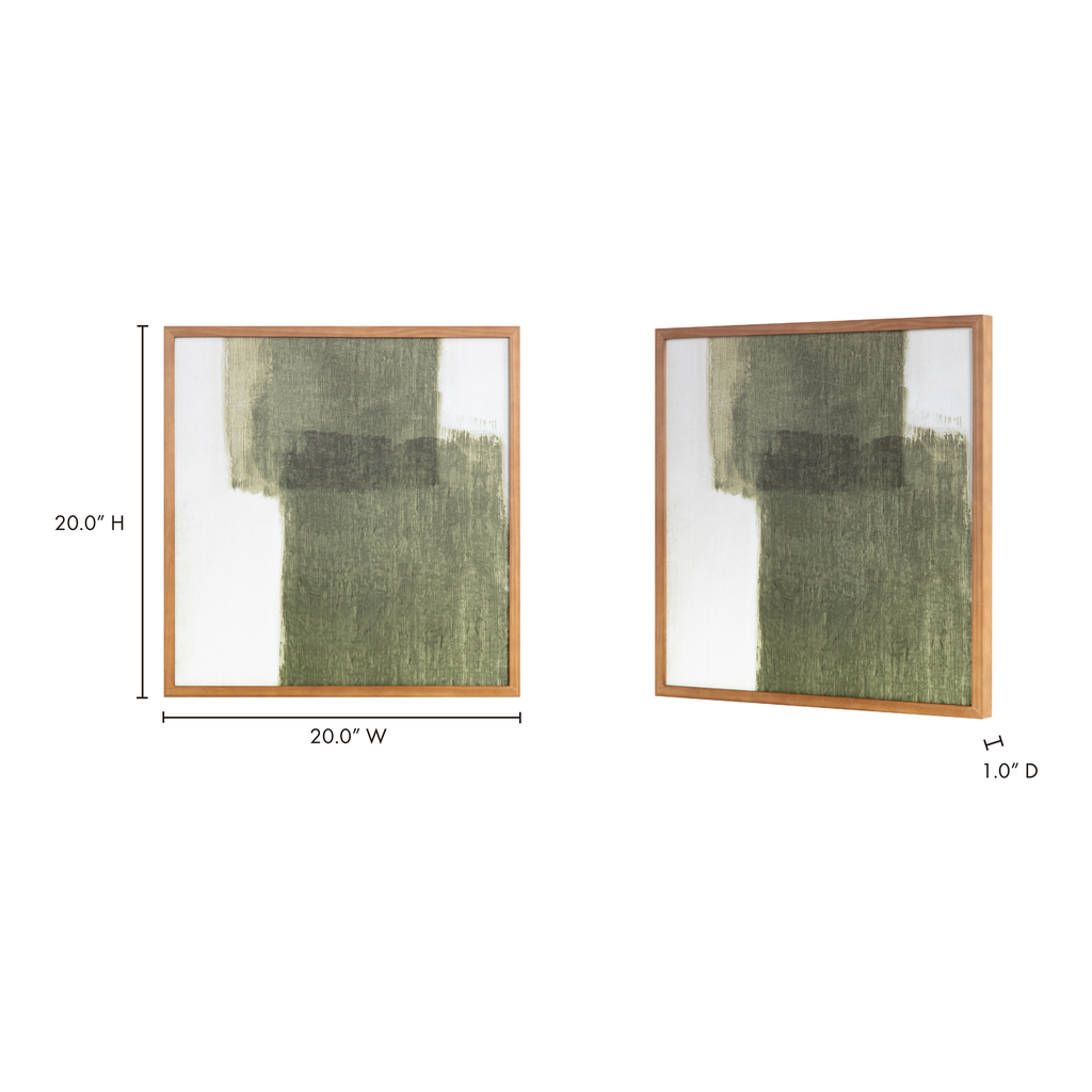 Brush Framed Painting - 8