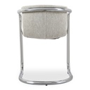 Freeman Chrome Frame Dining Chair Blended Cream - Set Of Two - 4