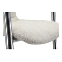 Freeman Chrome Frame Dining Chair Blended Cream - Set Of Two - 6