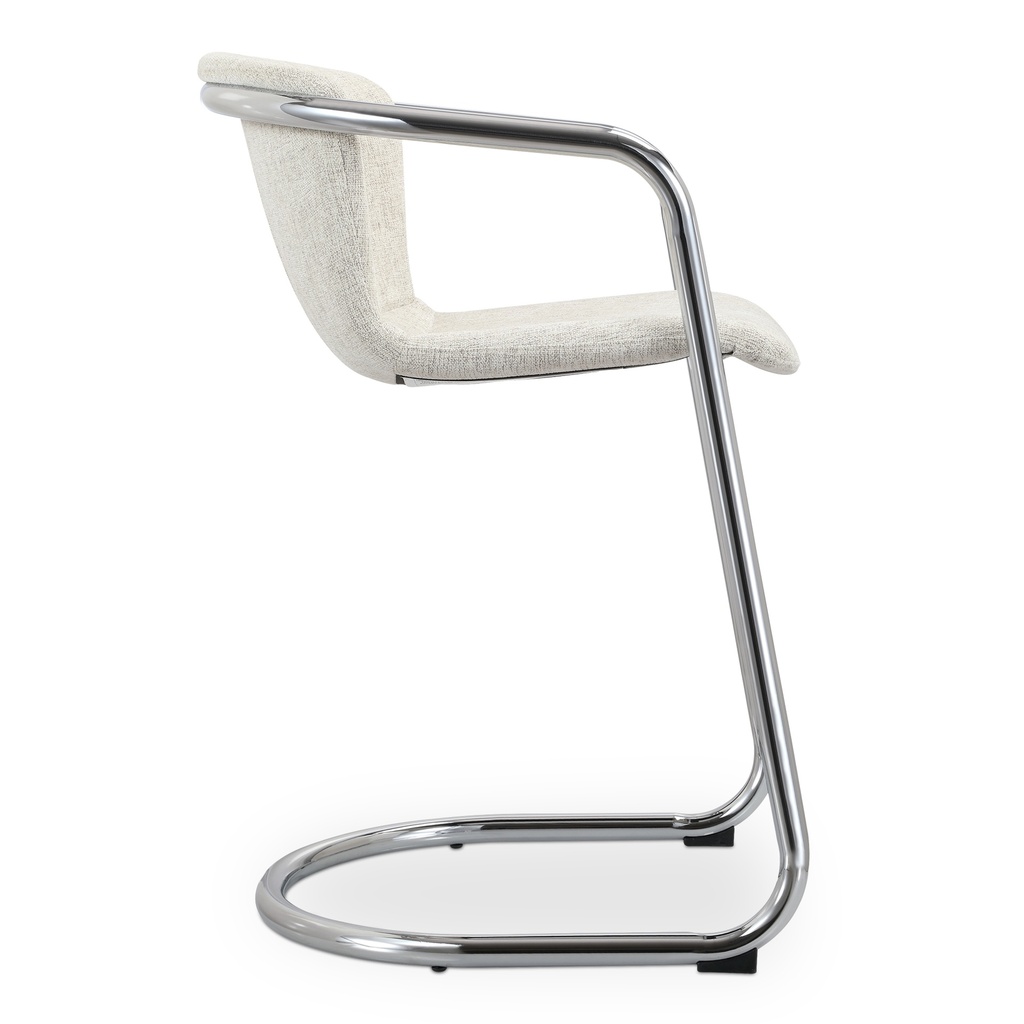 Freeman Chrome Frame Counter Stool Blended Cream - Set Of Two - 3