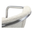 Freeman Chrome Frame Counter Stool Blended Cream - Set Of Two - 6