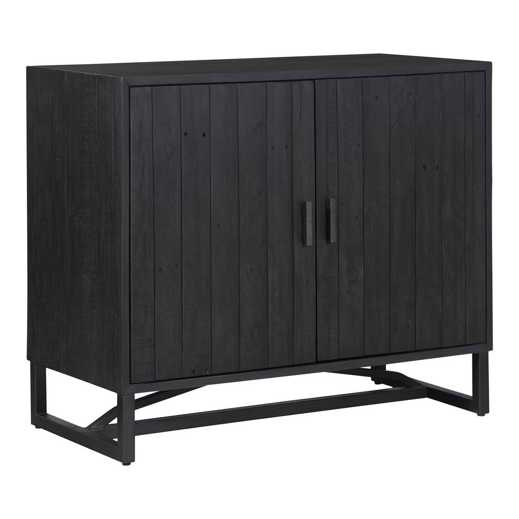 Sierra 2 Door Cabinet Black - 1