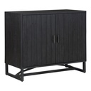 Sierra 2 Door Cabinet Black - 1