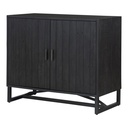 Sierra 2 Door Cabinet Black - 2