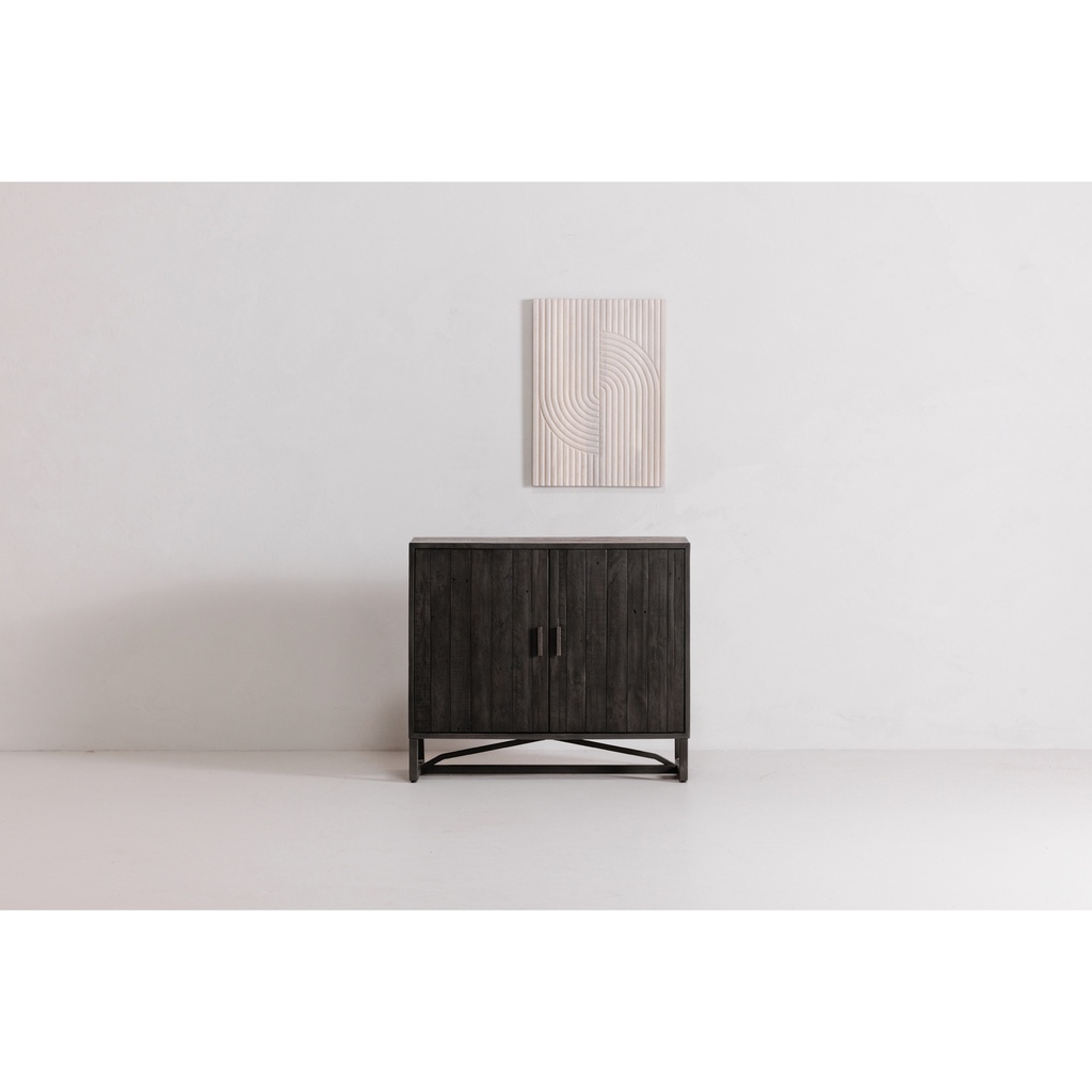 Sierra 2 Door Cabinet Black - 6