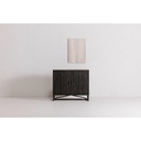Sierra 2 Door Cabinet Black - 6