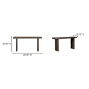 Monterey Console Table Aged Brown - 8