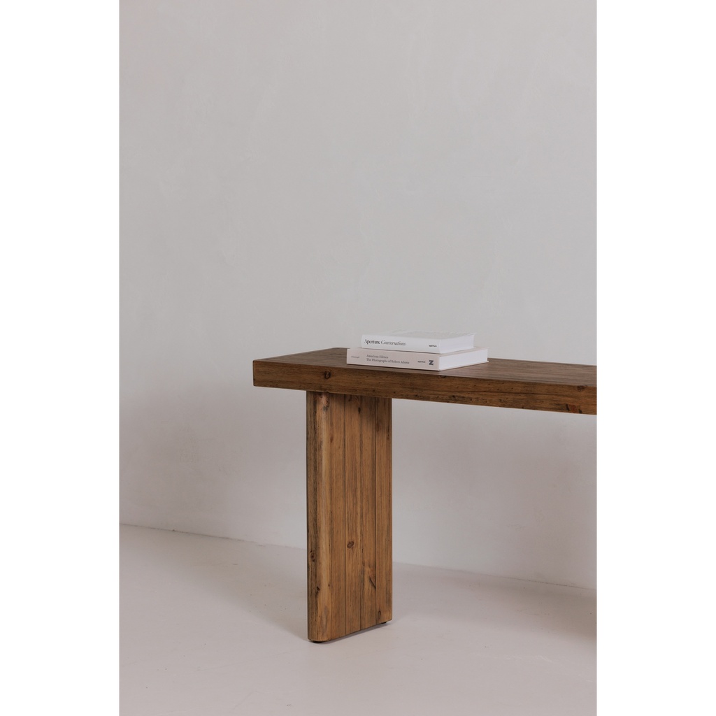 Monterey Console Table Rustic Blonde - 7