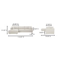 Bryn Sectional Left Oyster - 7