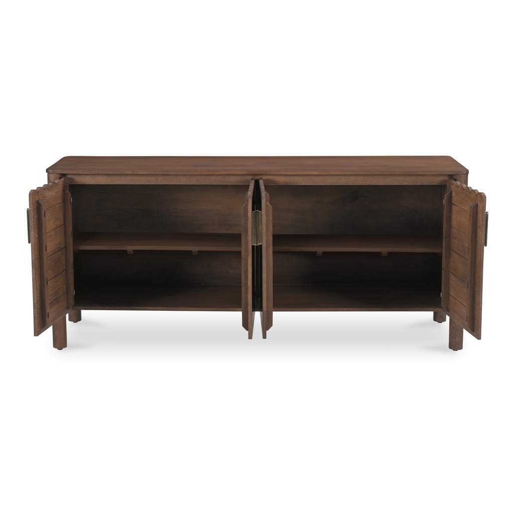 Wiley 4 Door Sideboard Vintage Brown - 1