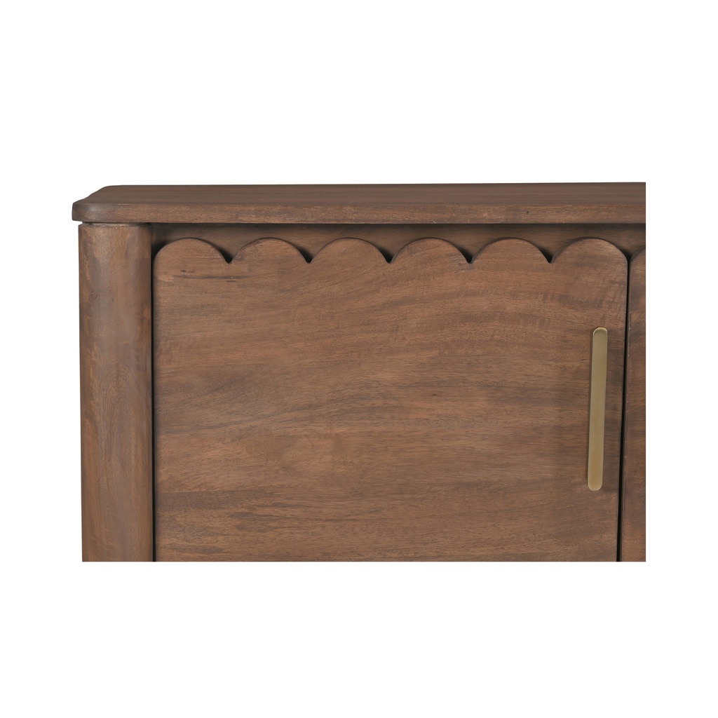 Wiley 4 Door Sideboard Vintage Brown - 6