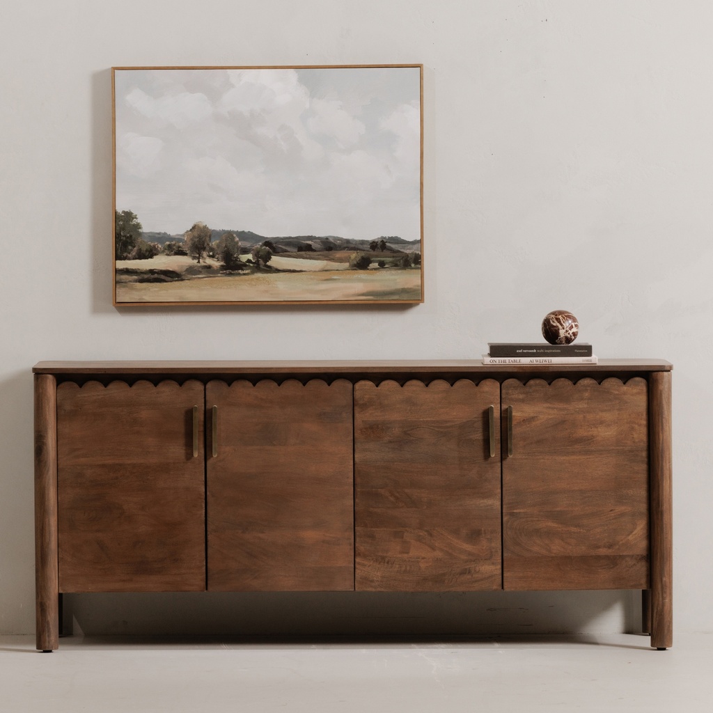 Wiley 4 Door Sideboard Vintage Brown - 10