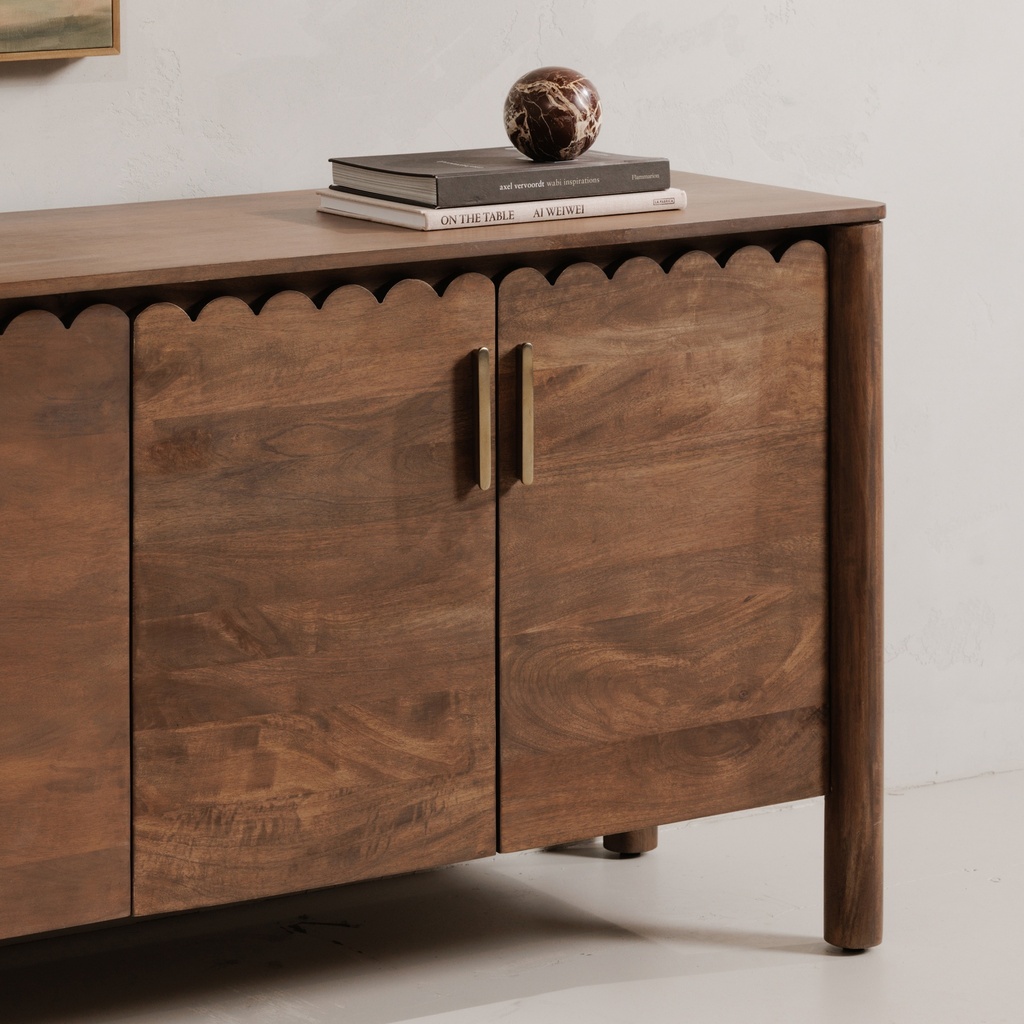 Wiley 4 Door Sideboard Vintage Brown - 12