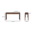 Wiley Console Table Vintage Brown - 12