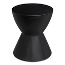 Hourglass Outdoor Stool Black - 1
