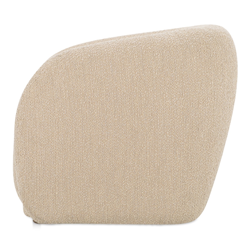 Faye Accent Chair Beige Boucle - 2