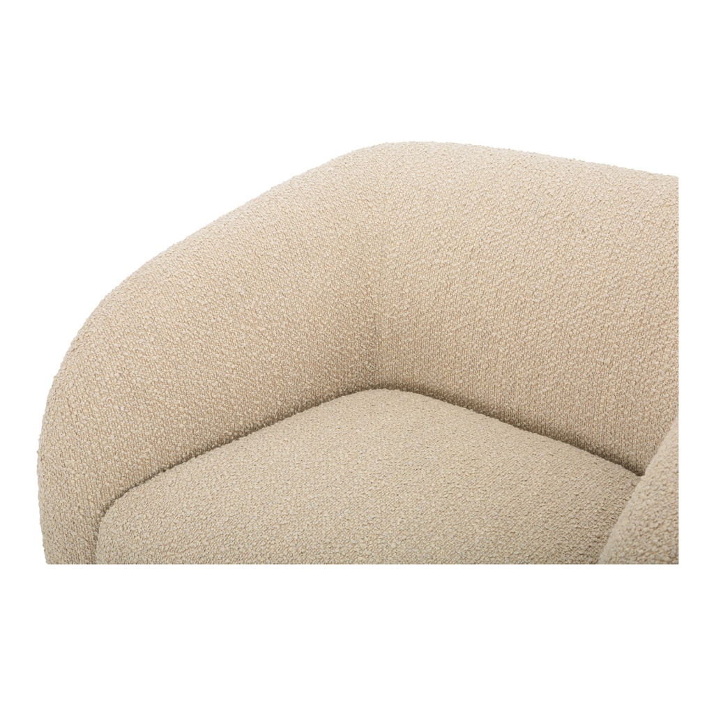 Faye Accent Chair Beige Boucle - 4